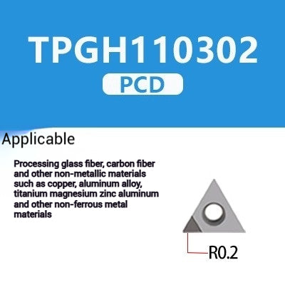 1040-Diamond Boring Inserts PCD Boring Inserts WBGT/TPGH for Copper and Aluminum Shandong Denso Pricision Tools Co.,Ltd.